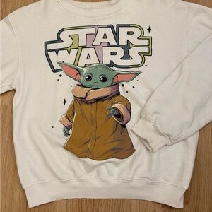 Star Wars White Graphic Sweatshirt